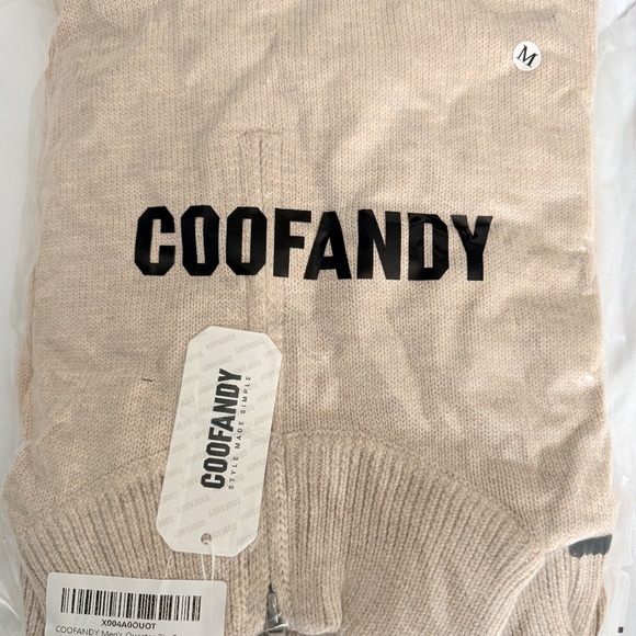 Sweater - Men’s’ Quarter Zip Pullover Slim Fit - Picture 2 of 3